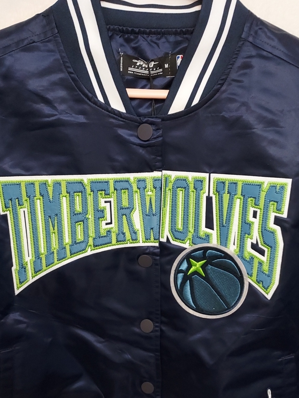 Pro Standard Timberwolves Bomber Jacket - Picture 3 of 16